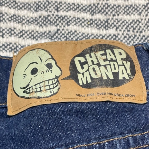 CHEAP MONDAY | Jeans High Skinny jeans long leg  Size 31/32 waist - Picture 4 of 16